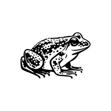 Give an elegant and classy look to your brand with the black and white toad logo.