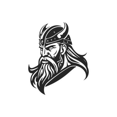 Elevate your brand with a minimal viking logo.