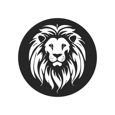Make a bold statement with our striking, black and white, elegant lion head logo.