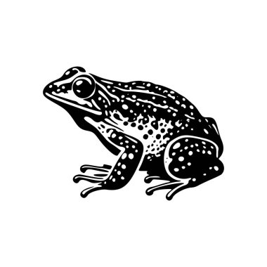 Give an elegant and classy look to your brand with the black and white toad logo.