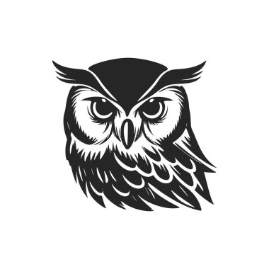 Elevate your brand with a strong owl logo.