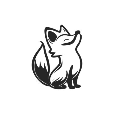 Black and white minimalistic logo with Lovely Fun pony.