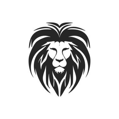 Elegant black Lev's white logo. Isolated.