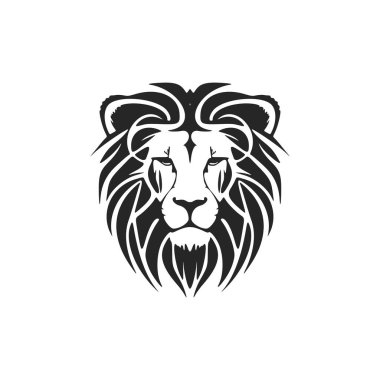 Elegant black Lev's white logo. Isolated on a white background.