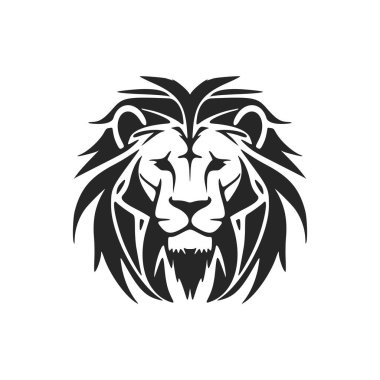 The chic black Lev's white logo. Isolated on a white background.