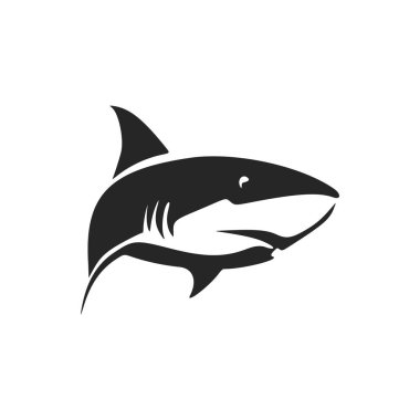 Stylish black and white shark logo to give your brand a sophisticated touch.