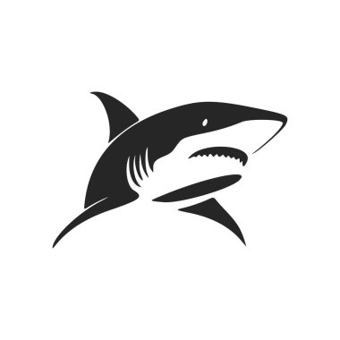 An exquisite black and white shark logo vector for your business.