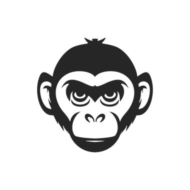 A stylish black and white monkey logo to give your brand a boost.