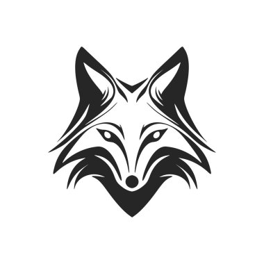 An exquisite black and white fox logo to make your brand stand out.