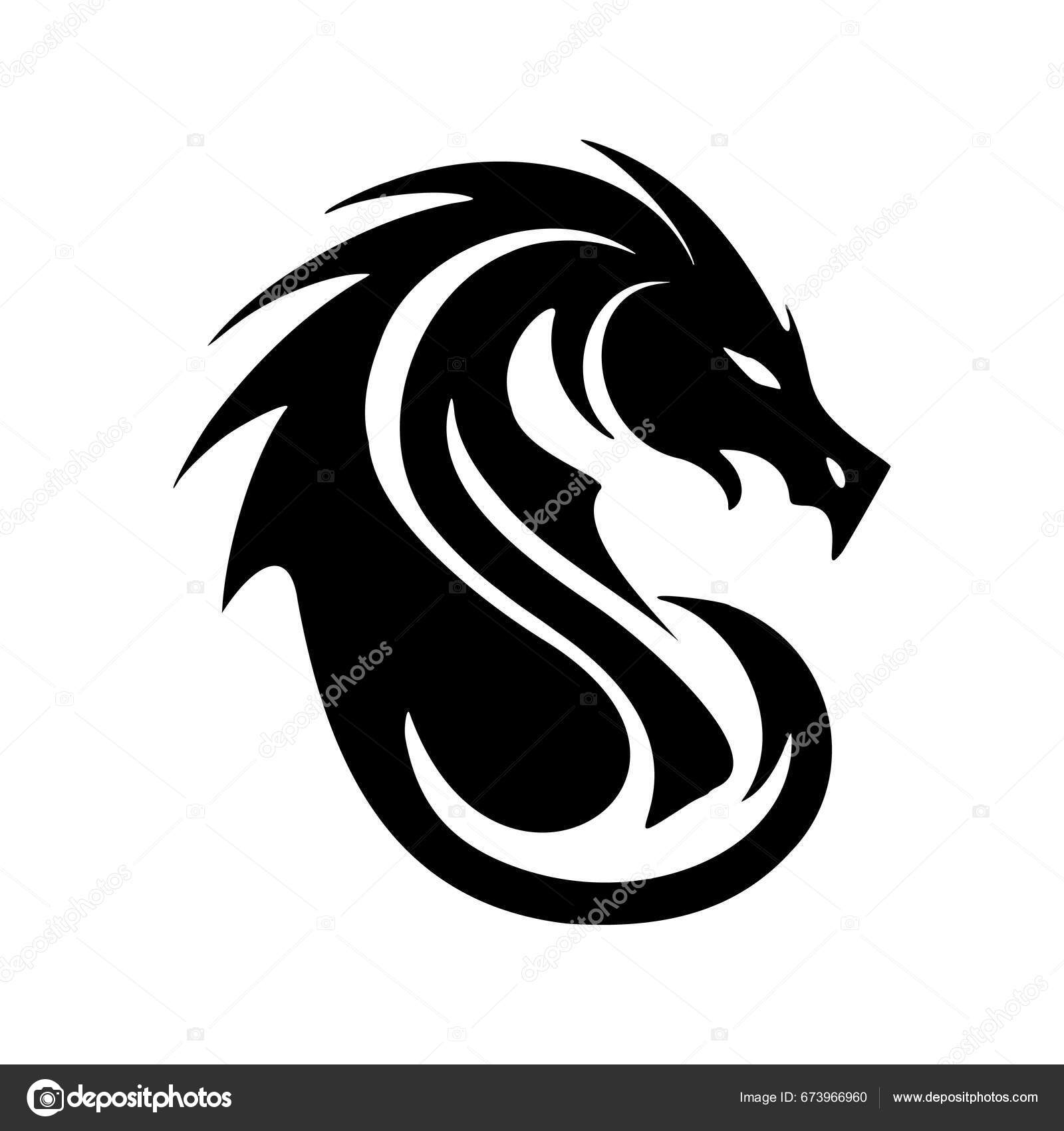 Logo Has Picture Dragon Which Looks Clean Fashionable Using Mostly ...
