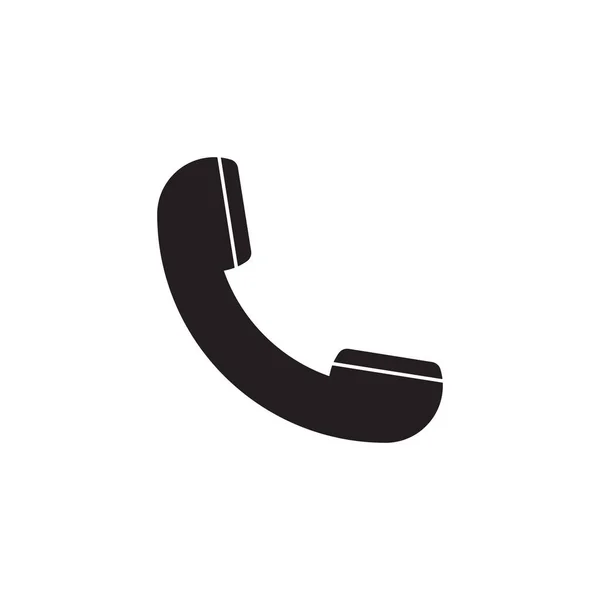 Beyaz arkaplanda vektör simgesi telefonu izole edildi. Vektör illüstrasyonu.