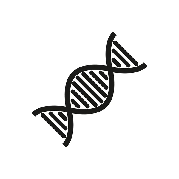 stock vector Line icon genetics isolated on white background. Vector illustration. Biochemistry icon.