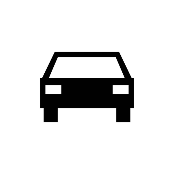 Vector Icon Auto Isoliert Auf Weißem Hintergrund Vektorillustration — Stockvektor