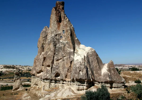 Türkiye Nin Başkenti Kapadokya Daki Goreme Cavusin Kasabaları Arasında Gül — Stok fotoğraf