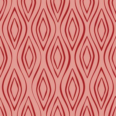 Rhombus kusursuz vektör deseni. El çizimi. Tekstil ve ambalaj için harika.