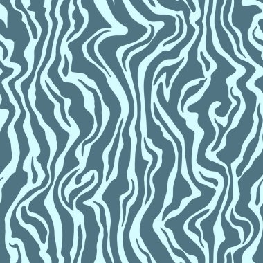 Kusursuz vektör deseni soyut dalgalı çizgiler, kıvrımlı çizgiler, zebra izi, hayvan deseni, tekstil. Vektör illüstrasyonu