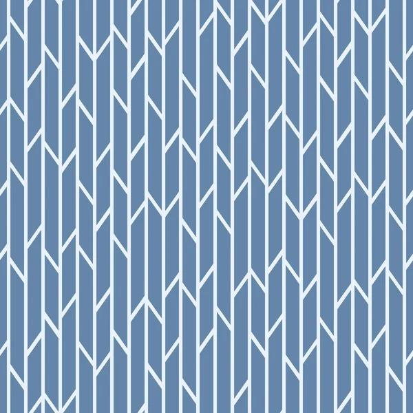 Sømløs Vektor Abstrakt Geometrisk Mønster Blå Bånd Med Hvite Grenser – stockvektor