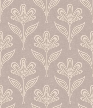 Tekstil, duvar kâğıdı, hatıra defteri, kumaş ve fon için Art Deco Çiçeksiz Vektör Deseni. Vektör illüstrasyonu