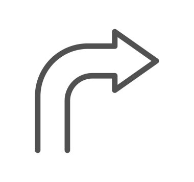 Yönle ilgili simge çizgisi ve doğrusal vektör.