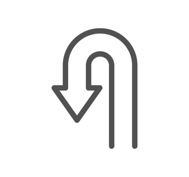 Yönle ilgili simge çizgisi ve doğrusal vektör.