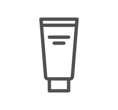 Cilt bakımıyla ilgili simge taslağı ve doğrusal vektör.