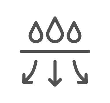 Bebek bezi ve bebek pantolonu simgesi ana hatları ve doğrusal vektörü.