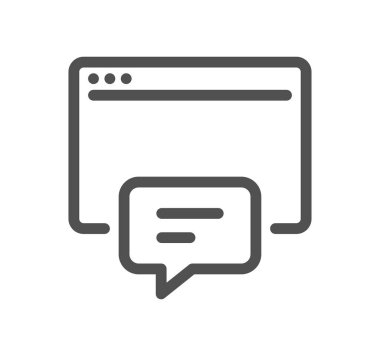 Seo ve promosyonla ilgili simge taslağı ve doğrusal vektör.