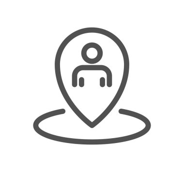 Seo ve promosyonla ilgili simge taslağı ve doğrusal vektör.