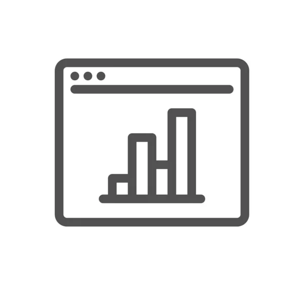 Seo Promotion Related Icon Outline Linear Vector — 图库矢量图片