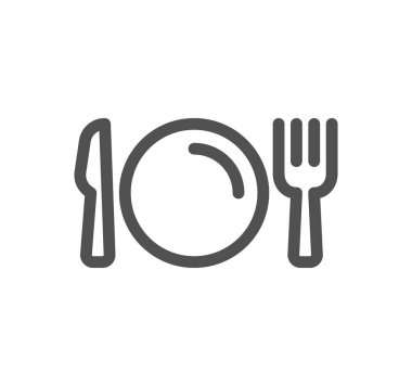 Seyahat ve tatille ilgili simge taslağı ve doğrusal vektör.