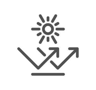 Seyahat ve tatille ilgili simge taslağı ve doğrusal vektör.