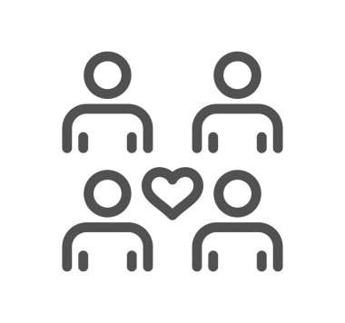 Çekirdek değerleri ilgili simge ana hatları ve doğrusal vektörü.