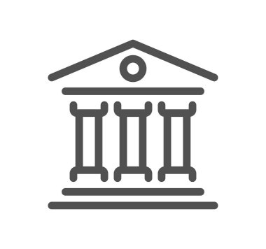 Mali simge ana hatları ve doğrusal vektör.