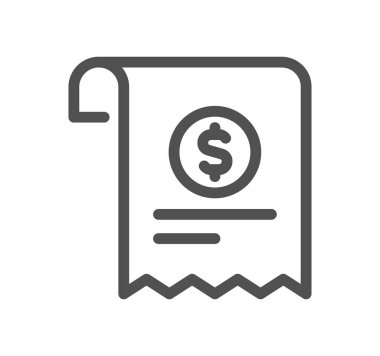 Mali simge ana hatları ve doğrusal vektör.