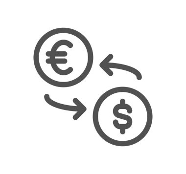 Mali simge ana hatları ve doğrusal vektör.