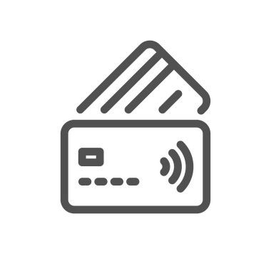 Mali simge ana hatları ve doğrusal vektör.