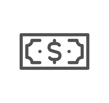 Mali simge ana hatları ve doğrusal sembol.