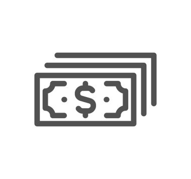 Mali simge ana hatları ve doğrusal sembol.