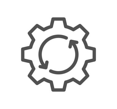 Mühendislik tasarımı ile ilgili simge taslağı ve doğrusal vektör.