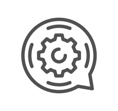 Değer ve tedarik zinciri simgesi taslağı ve doğrusal vektör.