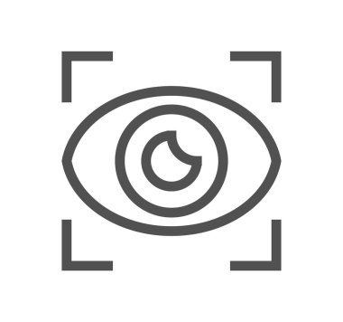 Araba güvenliğiyle ilgili simge çizgisi ve doğrusal vektör.