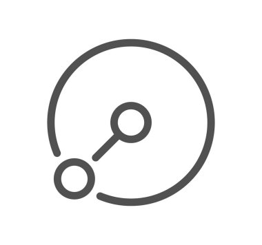 İlgili simge dış çizgisi ve doğrusal vektörünü ölç.