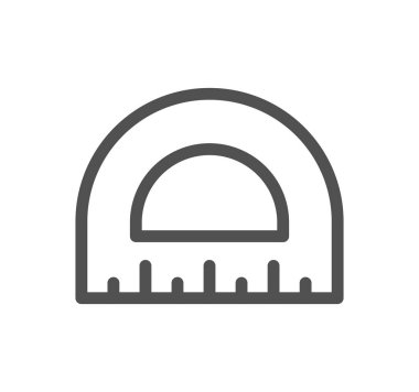 İlgili simge dış çizgisi ve doğrusal vektörünü ölç.