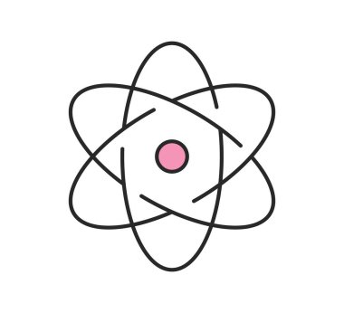 Yapay zekayla ilgili ikon konsepti ana hatlı biçim çizimi.