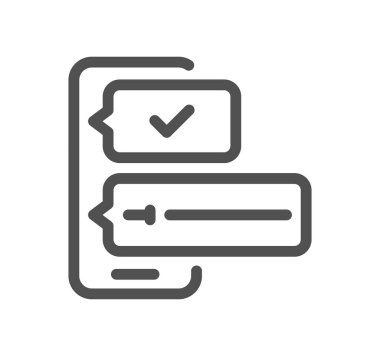 Onay işareti simgesi simgesi olan belge