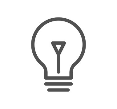 ampul yıldırım simgesi