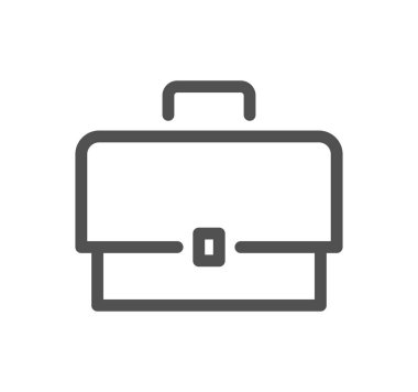 bavul ikonu vektör illüstrasyonu