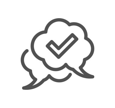 Sohbet baloncuğu biçimi simgesi olan bulut