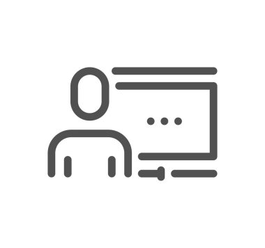 Çevrimiçi eğitim hattı simgesi