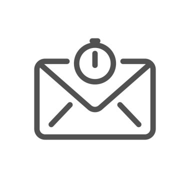 e- posta harfi simgesi beyaz arkaplanda izole edildi 